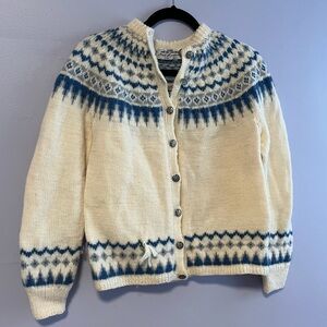 Norsk Handstikkas Genuine Hand Knit Sweater From Norway women’s cardigan sm/med